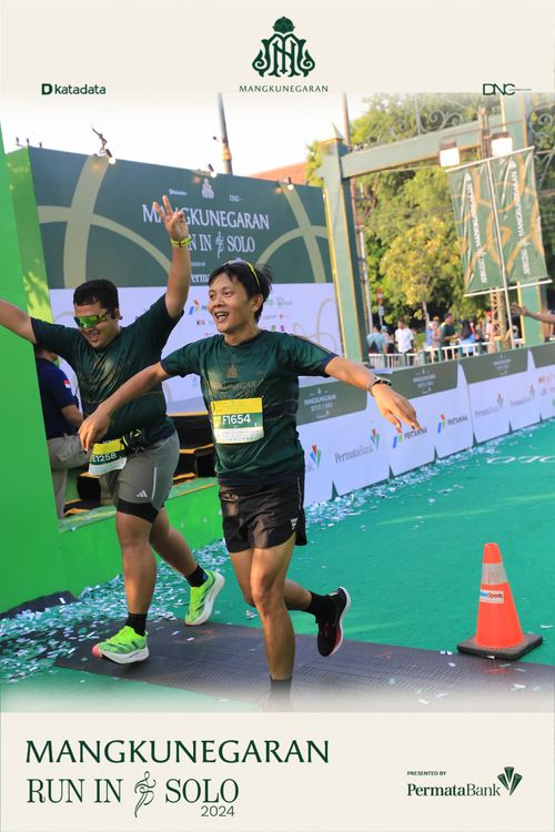 Race photo from Mangkunegaran Run 2024