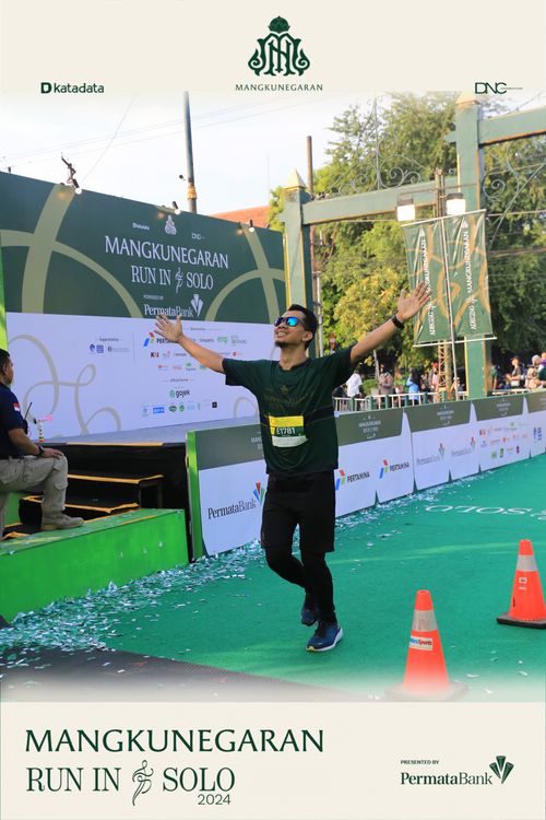 Race photo from Mangkunegaran Run 2024