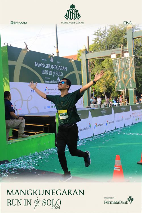 Race photo from Mangkunegaran Run 2024
