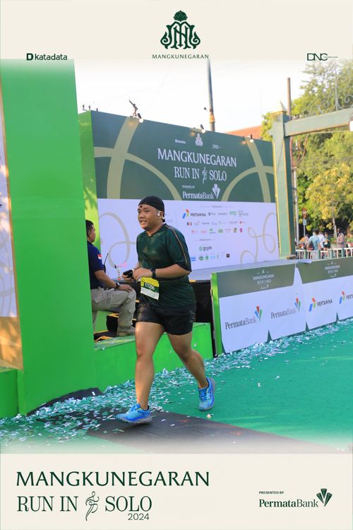 Race photo from Mangkunegaran Run 2024