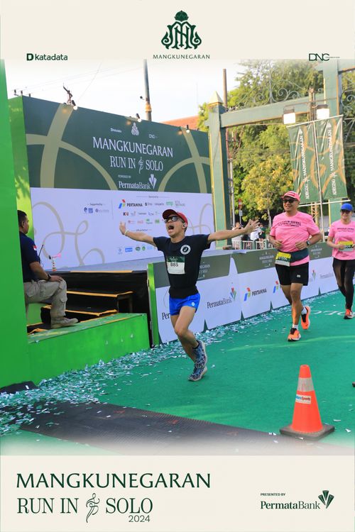 Race photo from Mangkunegaran Run 2024