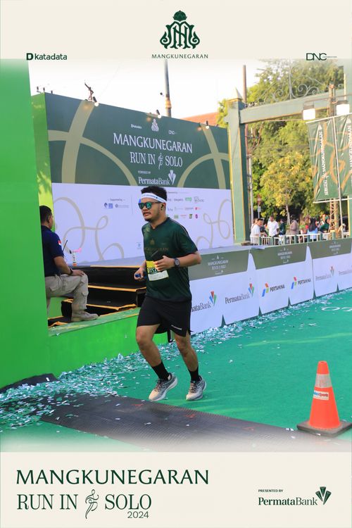 Race photo from Mangkunegaran Run 2024