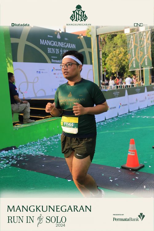 Race photo from Mangkunegaran Run 2024