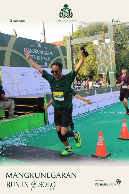 Race photo from Mangkunegaran Run 2024