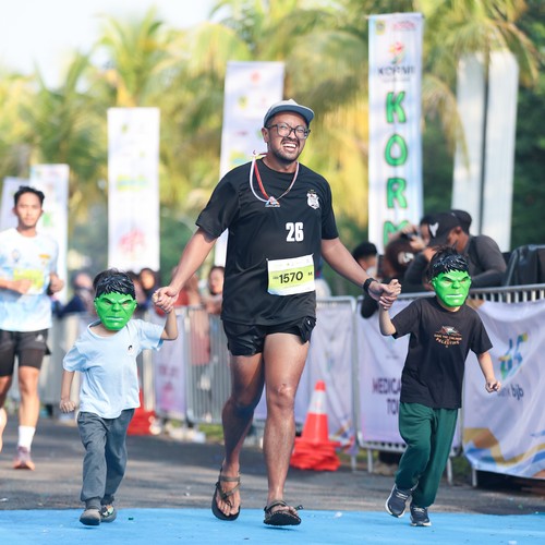 Race photo from BOGORUN 2026