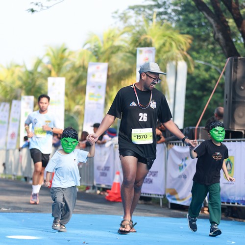 Race photo from BOGORUN 2026