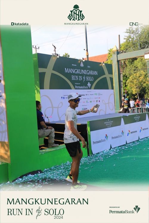 Race photo from Mangkunegaran Run 2024