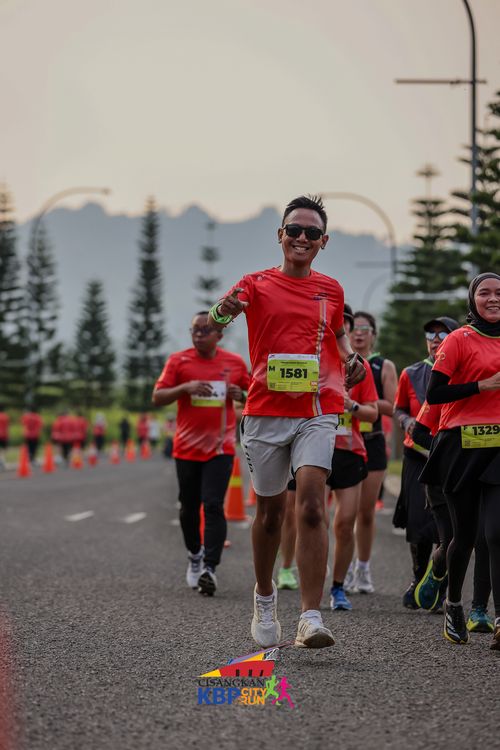 Race photo from CISANGKAN KBP CITY RUN 2025