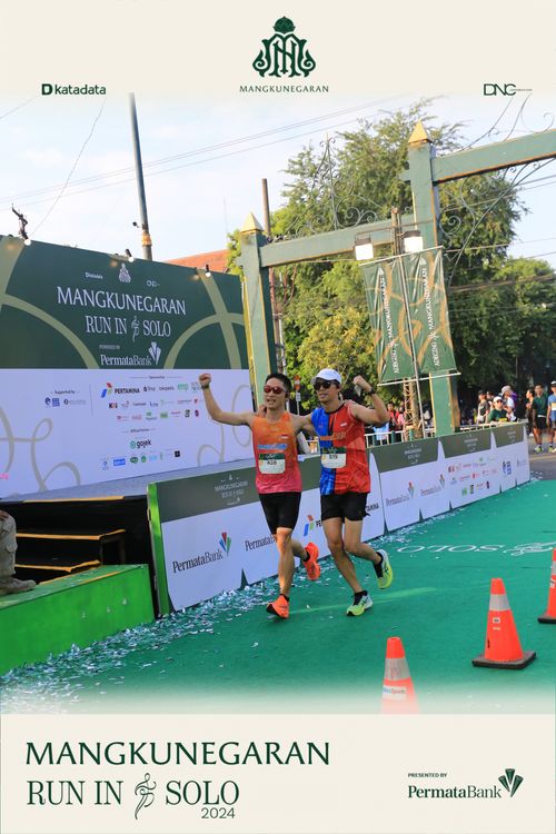 Race photo from Mangkunegaran Run 2024