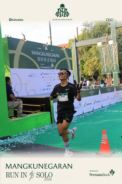 Race photo from Mangkunegaran Run 2024
