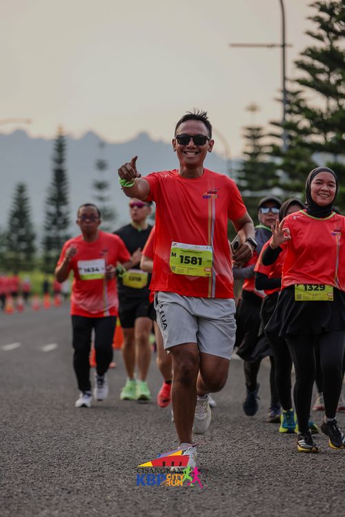 Race photo from CISANGKAN KBP CITY RUN 2025