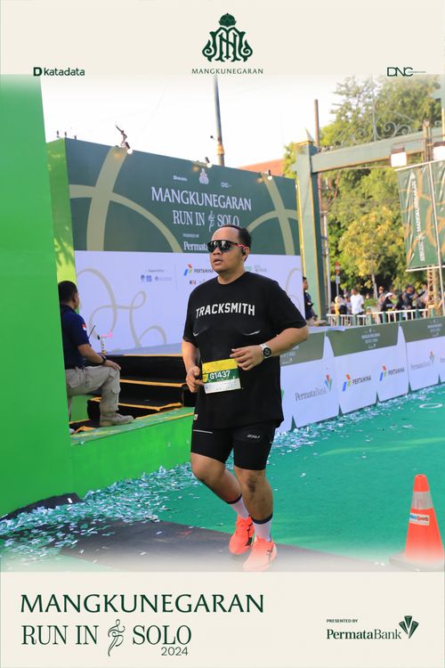 Race photo from Mangkunegaran Run 2024