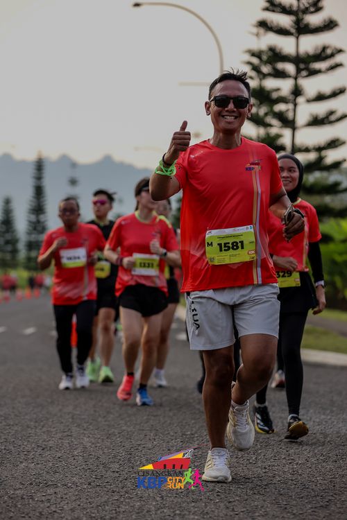 Race photo from CISANGKAN KBP CITY RUN 2025