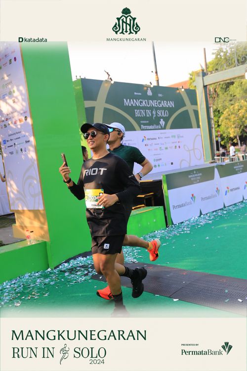 Race photo from Mangkunegaran Run 2024