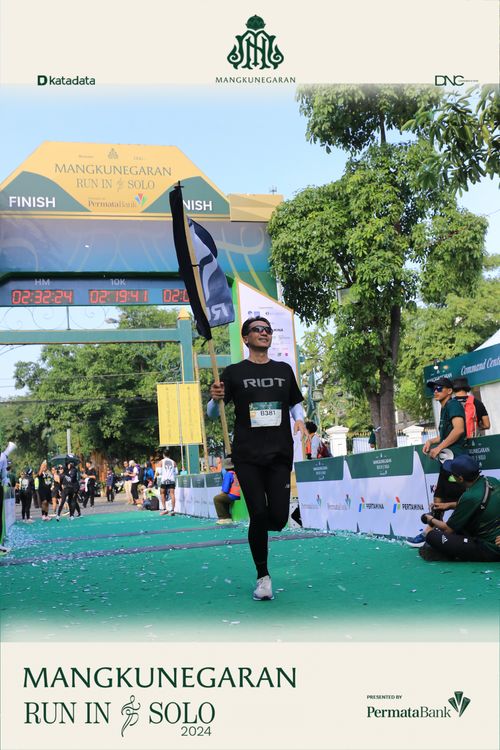 Race photo from Mangkunegaran Run 2024