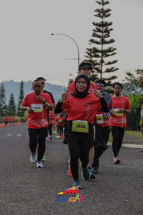 Race photo from CISANGKAN KBP CITY RUN 2025