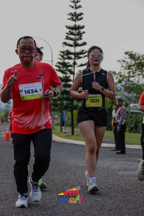 Race photo from CISANGKAN KBP CITY RUN 2025