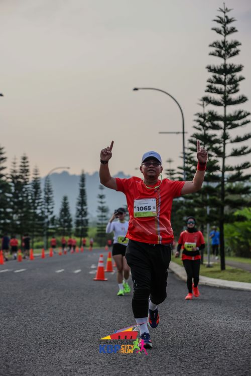 Race photo from CISANGKAN KBP CITY RUN 2025