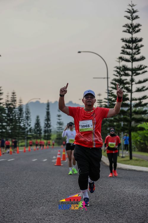 Race photo from CISANGKAN KBP CITY RUN 2025