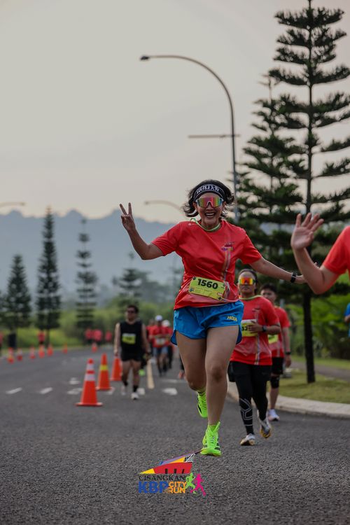 Race photo from CISANGKAN KBP CITY RUN 2025