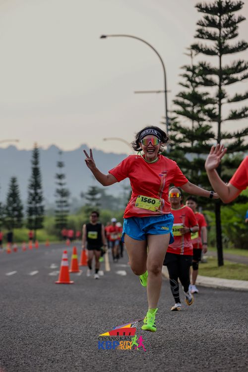 Race photo from CISANGKAN KBP CITY RUN 2025