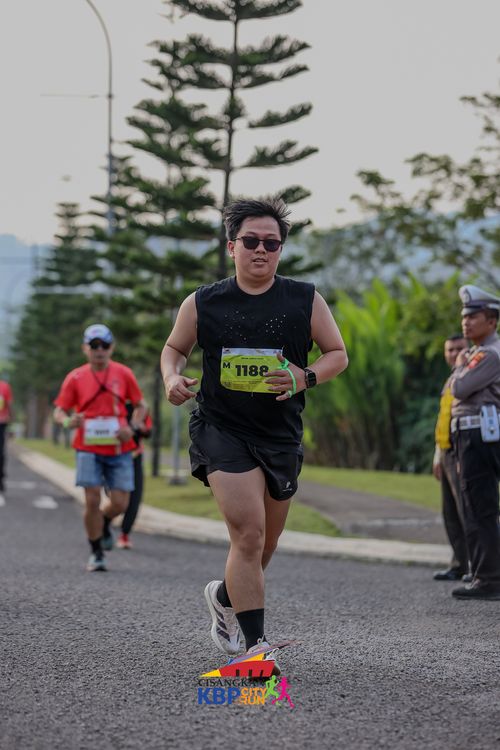 Race photo from CISANGKAN KBP CITY RUN 2025
