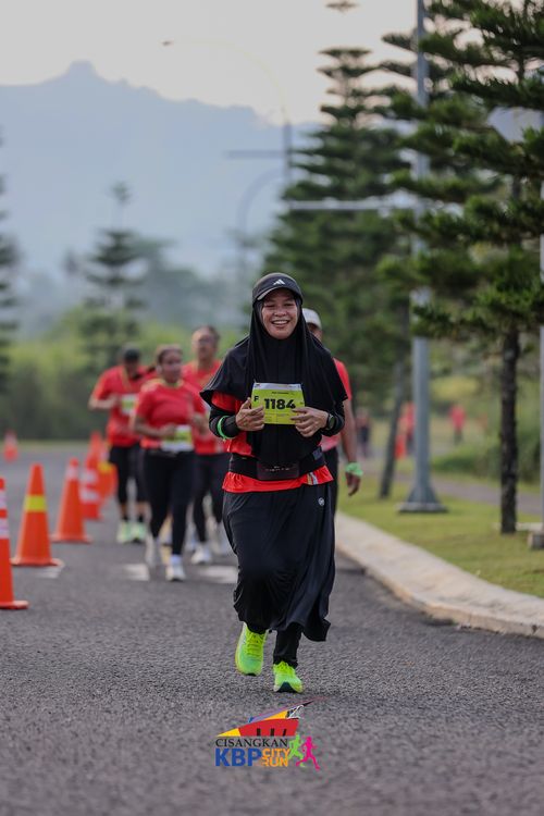 Race photo from CISANGKAN KBP CITY RUN 2025