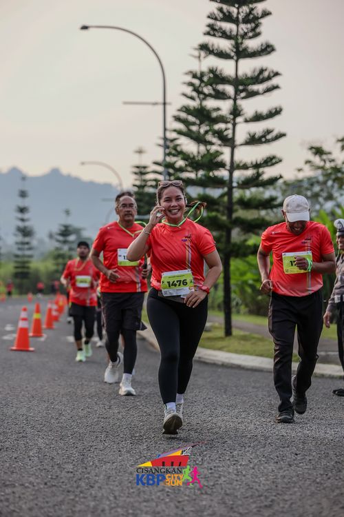 Race photo from CISANGKAN KBP CITY RUN 2025