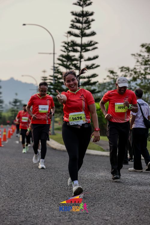 Race photo from CISANGKAN KBP CITY RUN 2025