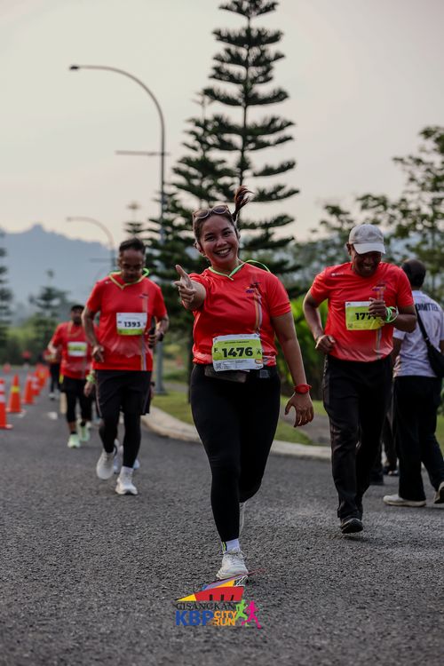 Race photo from CISANGKAN KBP CITY RUN 2025
