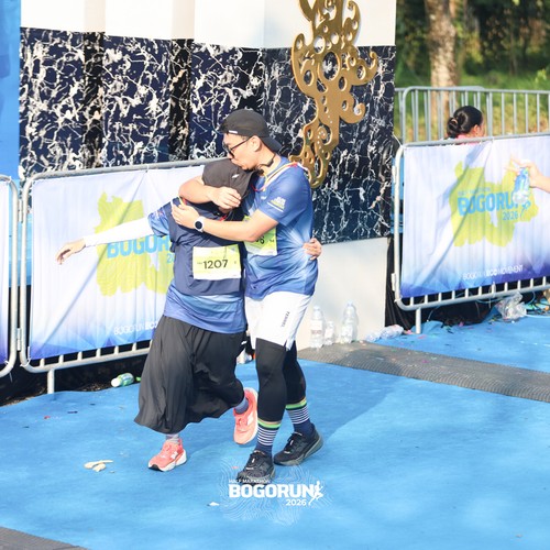 Race photo from BOGORUN 2026
