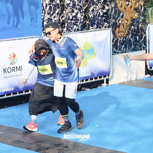 Race photo from BOGORUN 2026