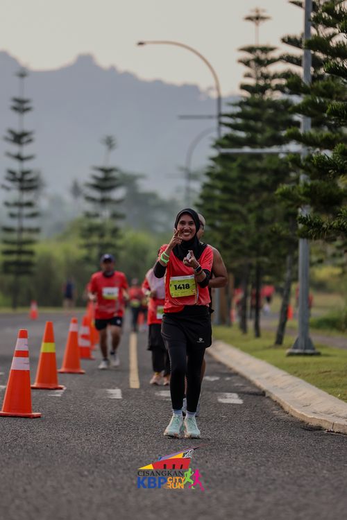 Race photo from CISANGKAN KBP CITY RUN 2025