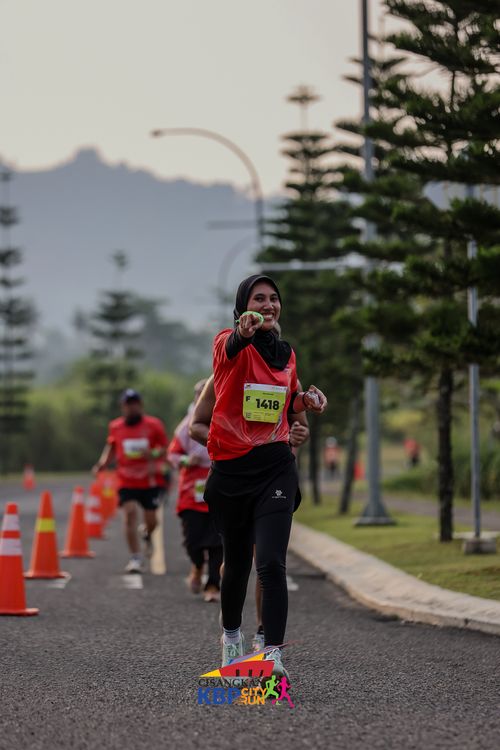 Race photo from CISANGKAN KBP CITY RUN 2025