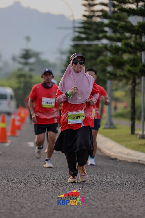 Race photo from CISANGKAN KBP CITY RUN 2025