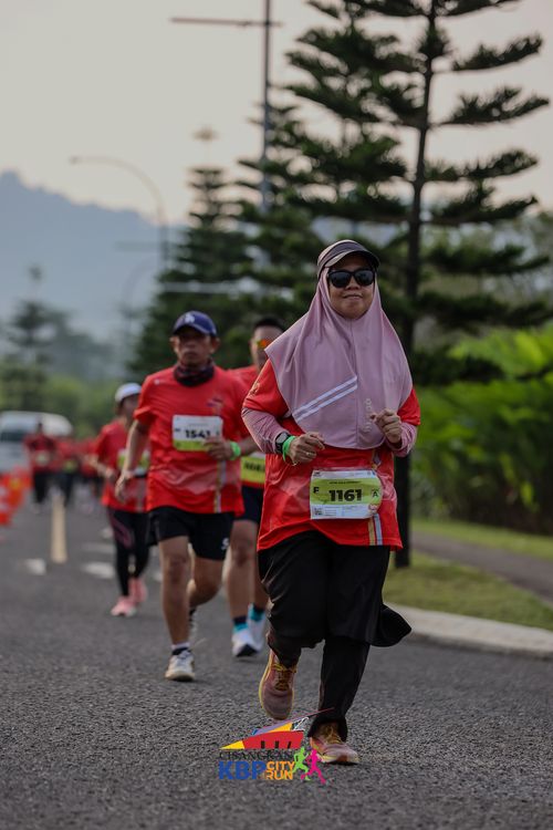 Race photo from CISANGKAN KBP CITY RUN 2025
