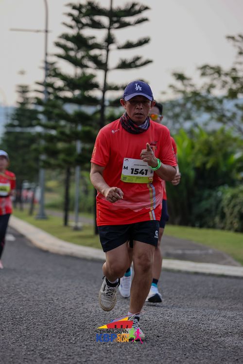 Race photo from CISANGKAN KBP CITY RUN 2025