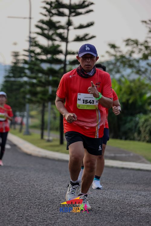 Race photo from CISANGKAN KBP CITY RUN 2025