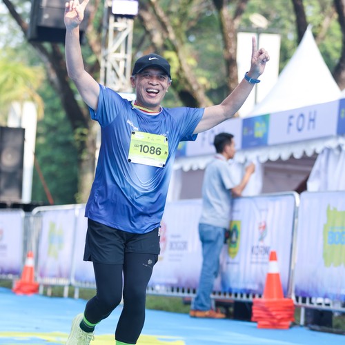 Race photo from BOGORUN 2026
