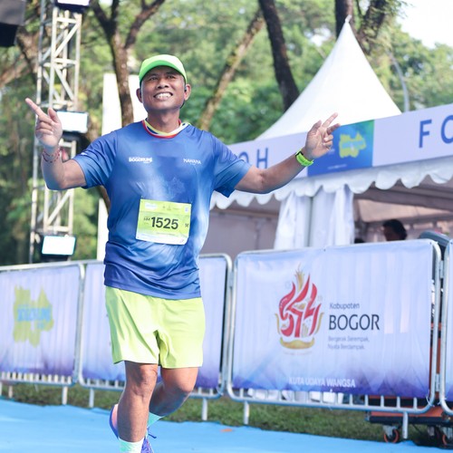 Race photo from BOGORUN 2026