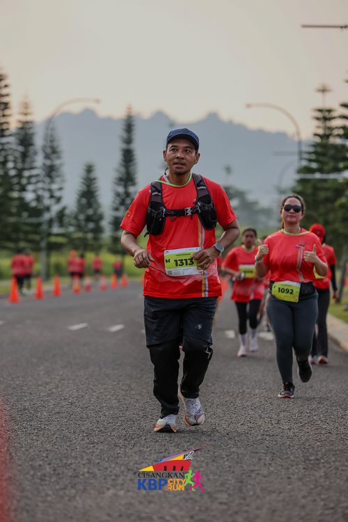 Race photo from CISANGKAN KBP CITY RUN 2025