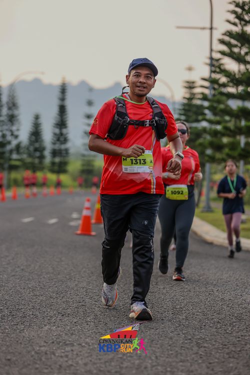 Race photo from CISANGKAN KBP CITY RUN 2025