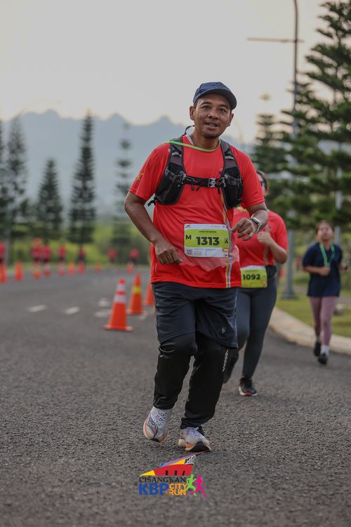 Race photo from CISANGKAN KBP CITY RUN 2025