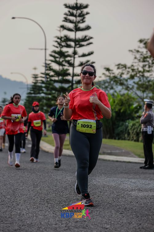 Race photo from CISANGKAN KBP CITY RUN 2025