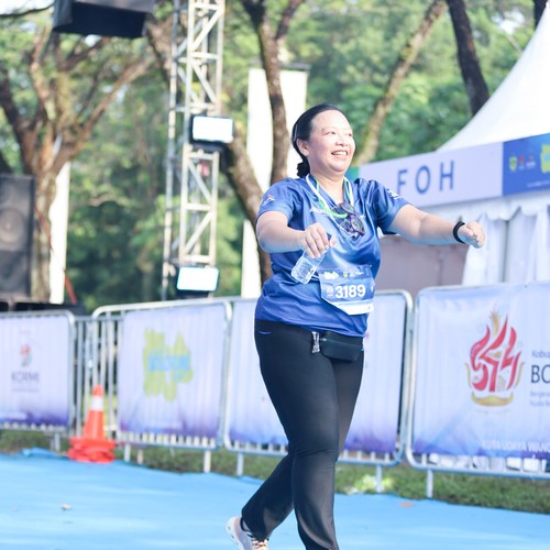 Race photo from BOGORUN 2026