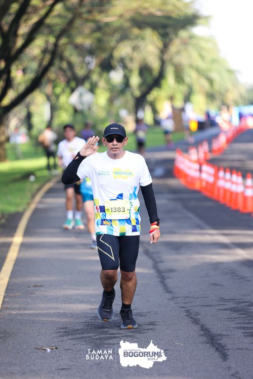 Race photo from Taman Budaya x BOGORUN 2025