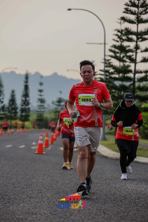 Race photo from CISANGKAN KBP CITY RUN 2025