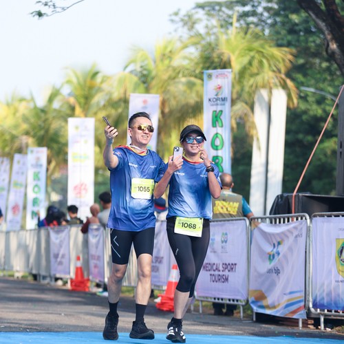 Race photo from BOGORUN 2026