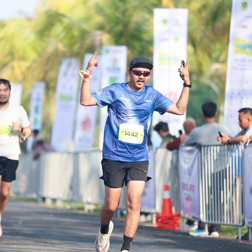 Race photo from BOGORUN 2026