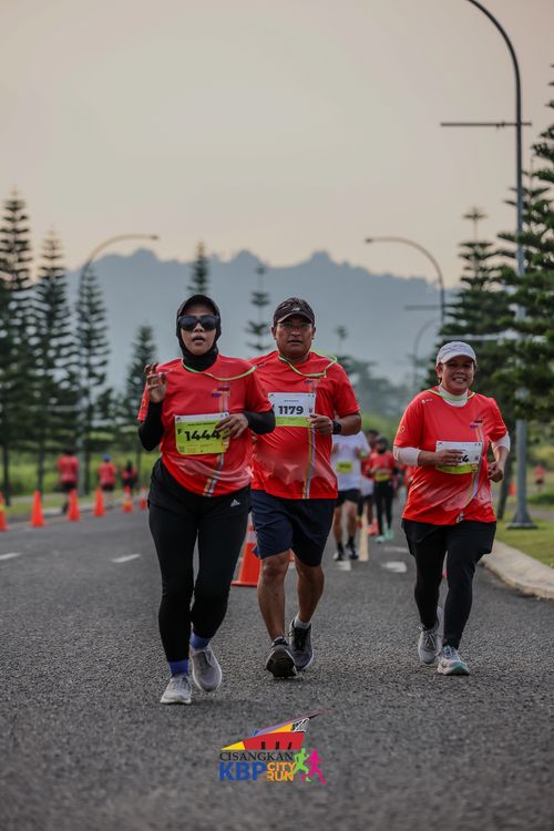 Race photo from CISANGKAN KBP CITY RUN 2025